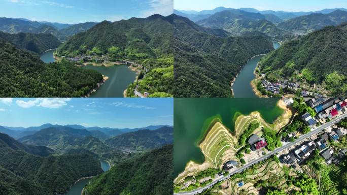 乡村振兴大美中国生态农村青山绿水湖泊