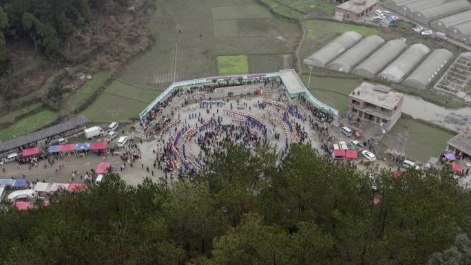 贵州果里村苗族跳圆洞葬祭祀仪式4k