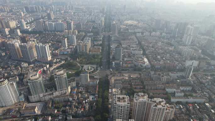 广东北海城市风光城市大景航拍