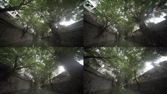 福州城市风光人文运动空镜头4k