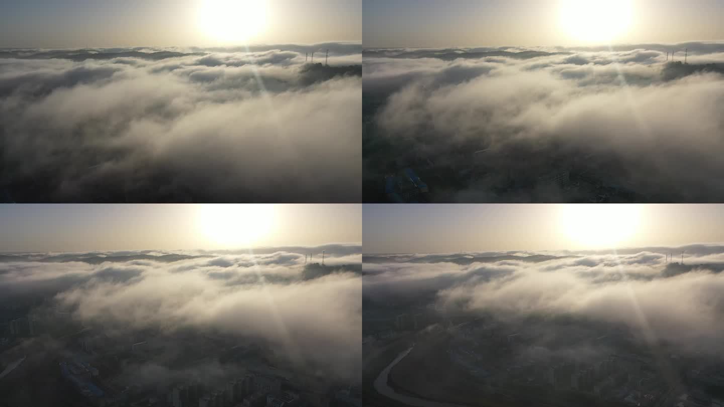 大雾的清晨