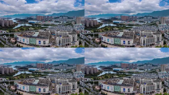 宁德市 地标 万达广场 先锋广场 塔山公