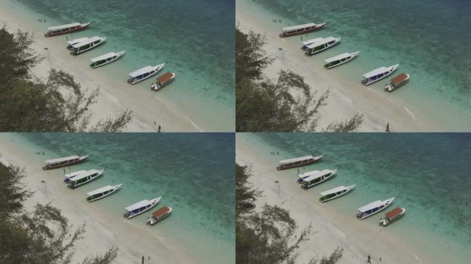 印尼龙目吉利群岛Meno自然风光航拍