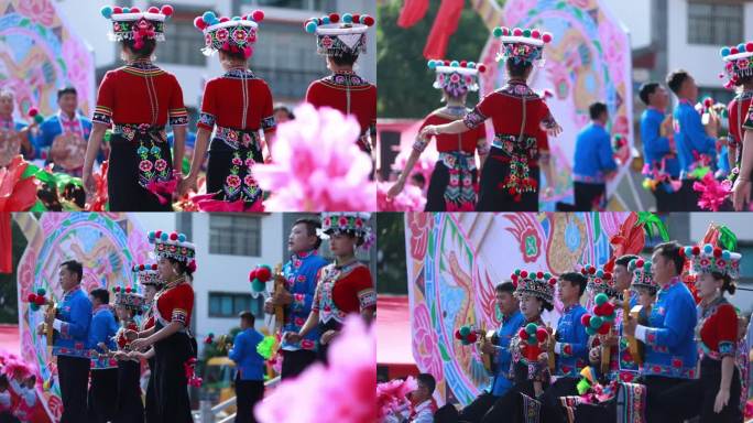 彝族歌舞 少数民族文化 彝族服饰