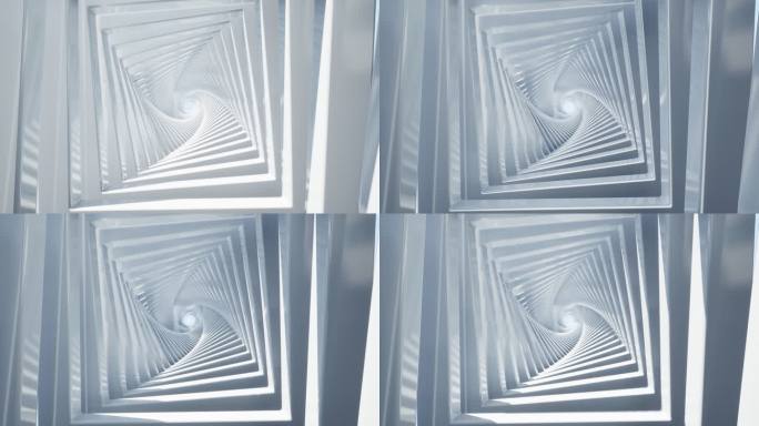 4K白色唯美 光影变化 抽象概念设计2