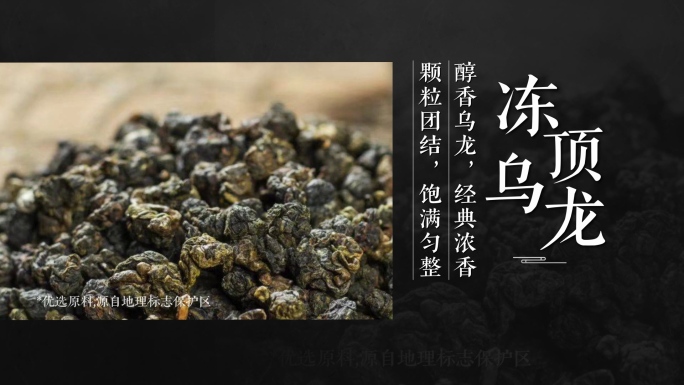 【无插件】中式唯美意境黑白文字茶道文化