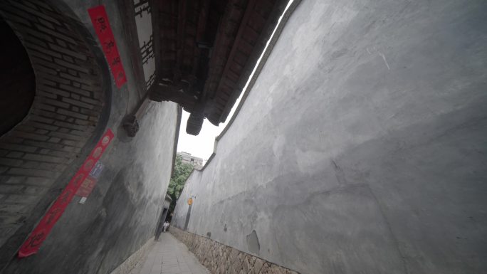 福州城市风光人文运动空镜头4k