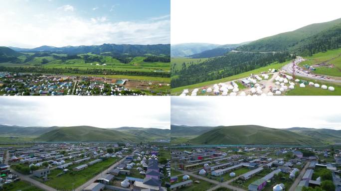 新疆 独库公路 蒙古包