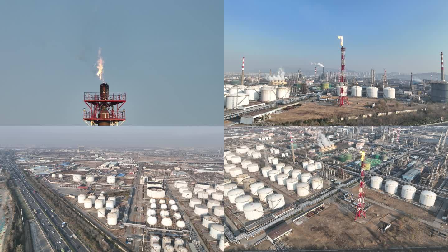 青岛石化炼油装置区