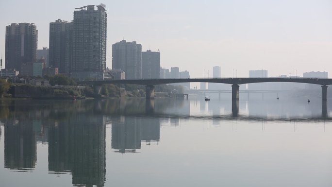 衡阳湘江之畔风景