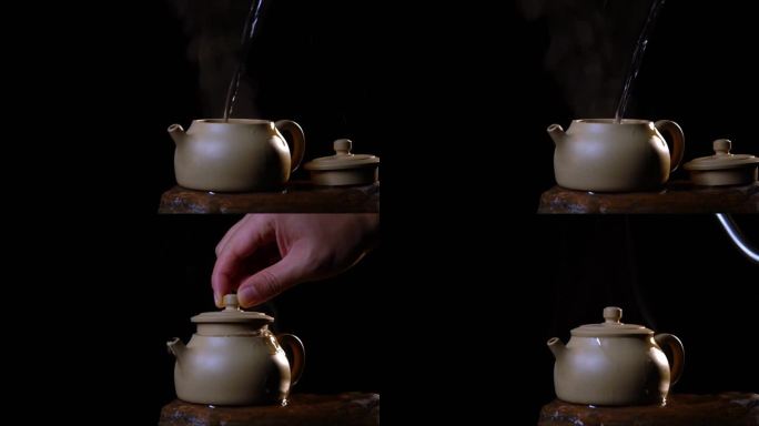 茶壶倒水