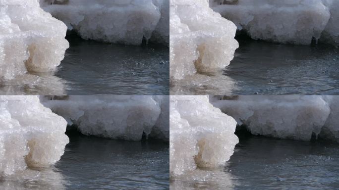 结冰的河水4