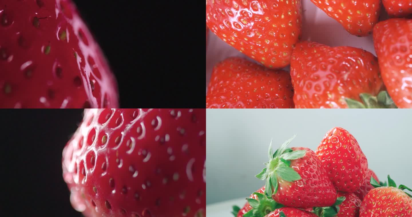 草莓创意升格健康红色水果香甜可口