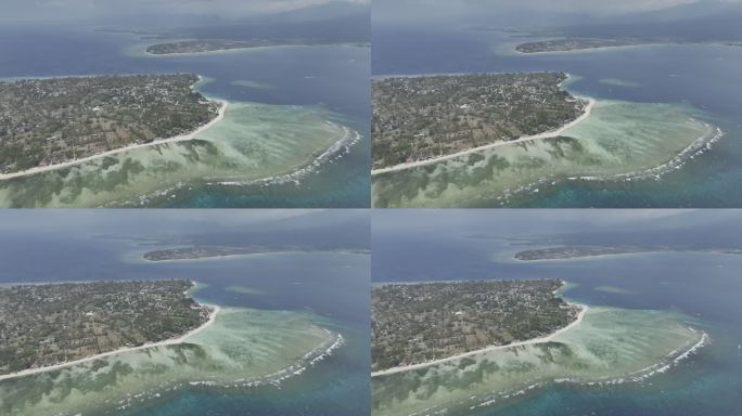 印尼龙目吉利群岛Air自然风光航拍