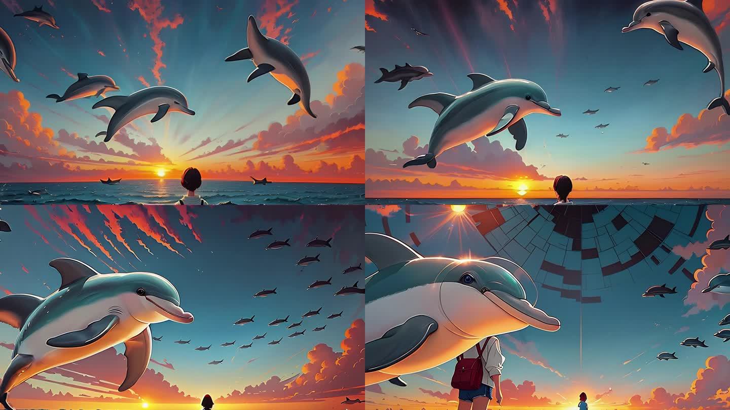 梦幻的海豚世界