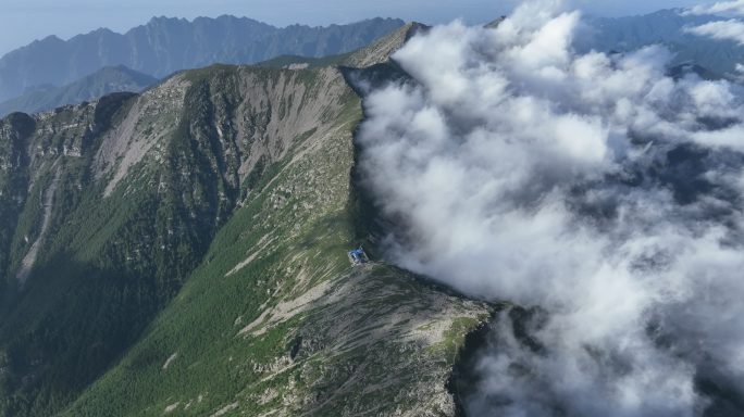 陕西秦岭太白山南北分界线