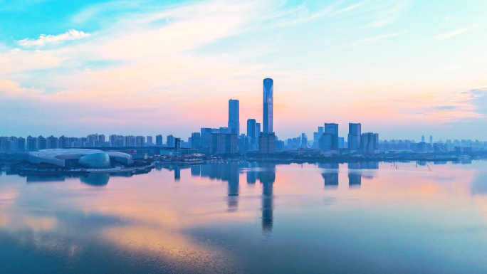 苏州4K城市地标夜景延时