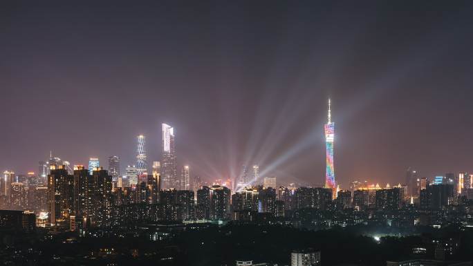 广州国际灯光节夜景