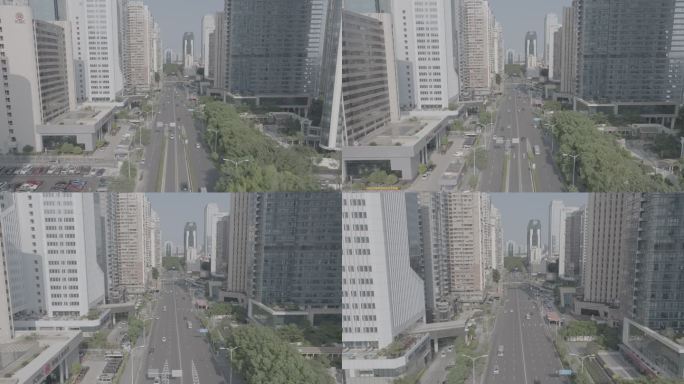 福建省厦门市湖滨北路东渡航拍