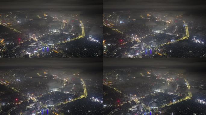 台州温岭夜景航拍