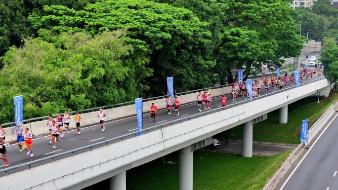 4K 2023马拉松实拍 运动跑步