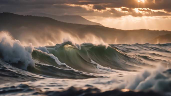 震撼海浪