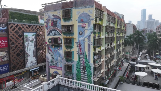 来魅力壁画村 广东珠海市