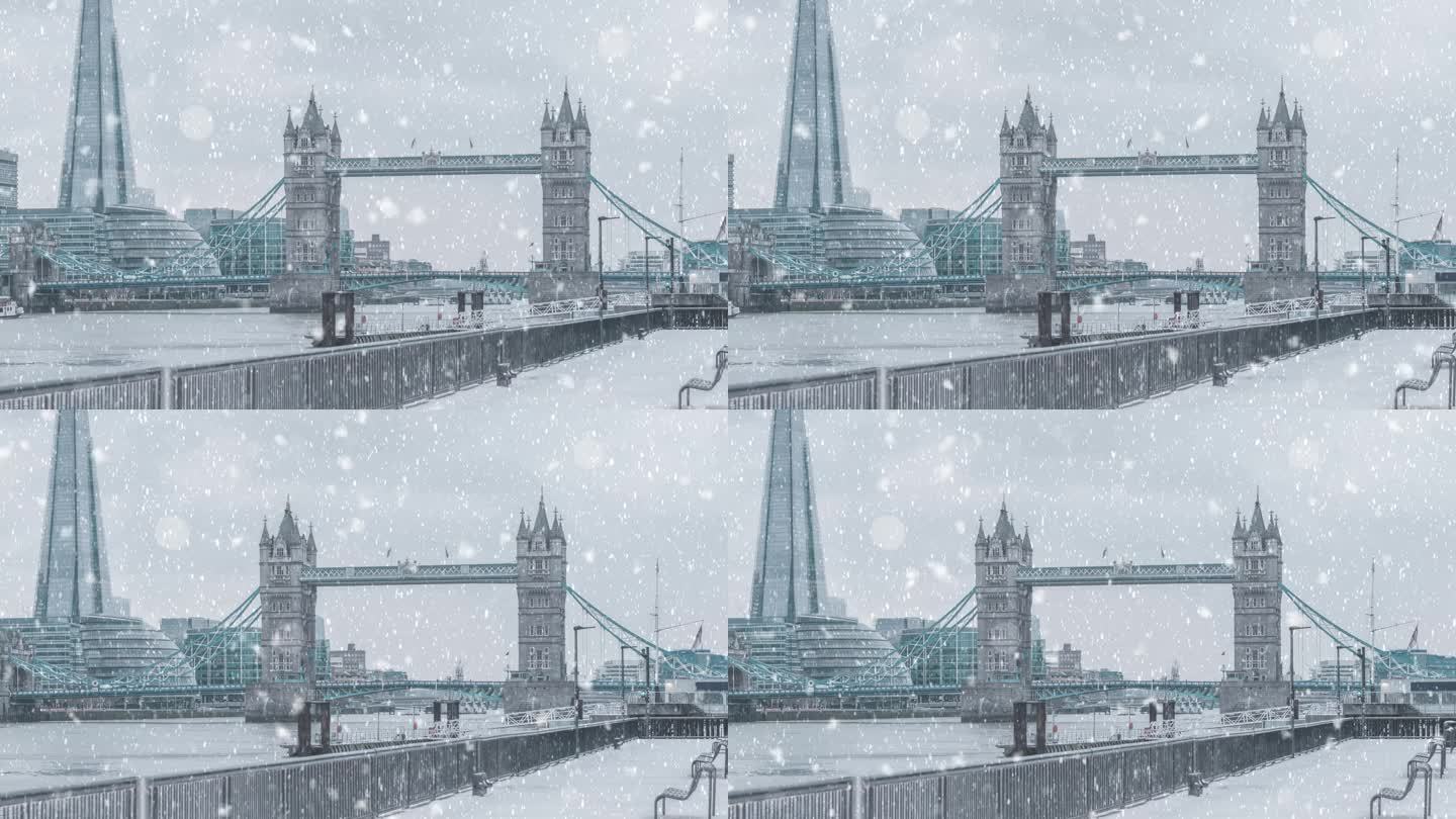 伦敦雪景01