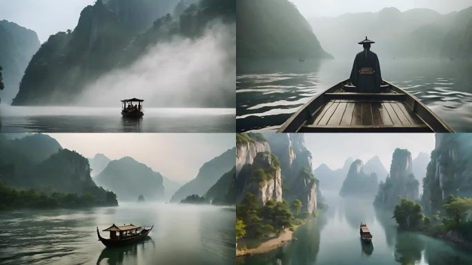 轻舟已过万重山 古人乘船