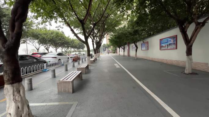 重庆科学城 城市社区人行道