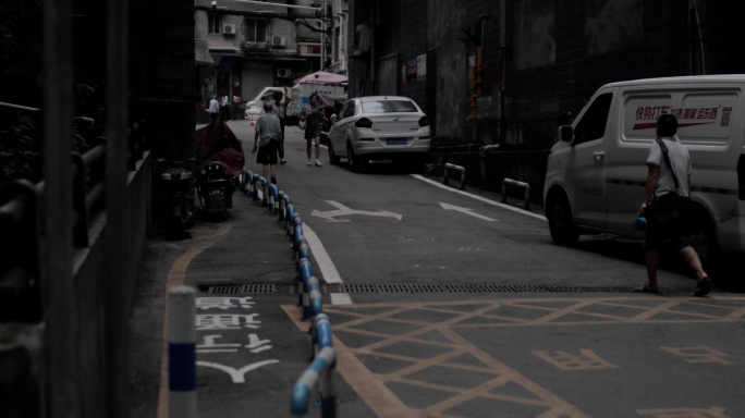 重庆白天街景素材空境