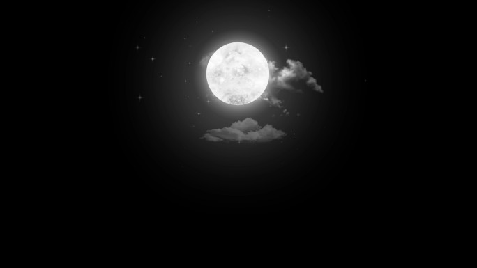 云飘过月亮-1