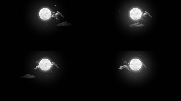 云飘过月亮-1