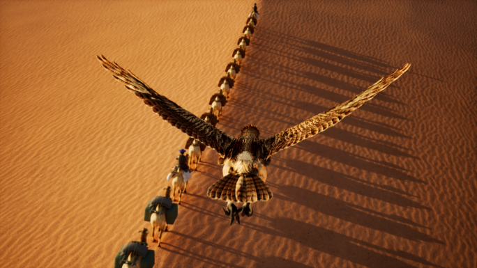 沙漠骆驼 丝绸之路 商队 一带一路