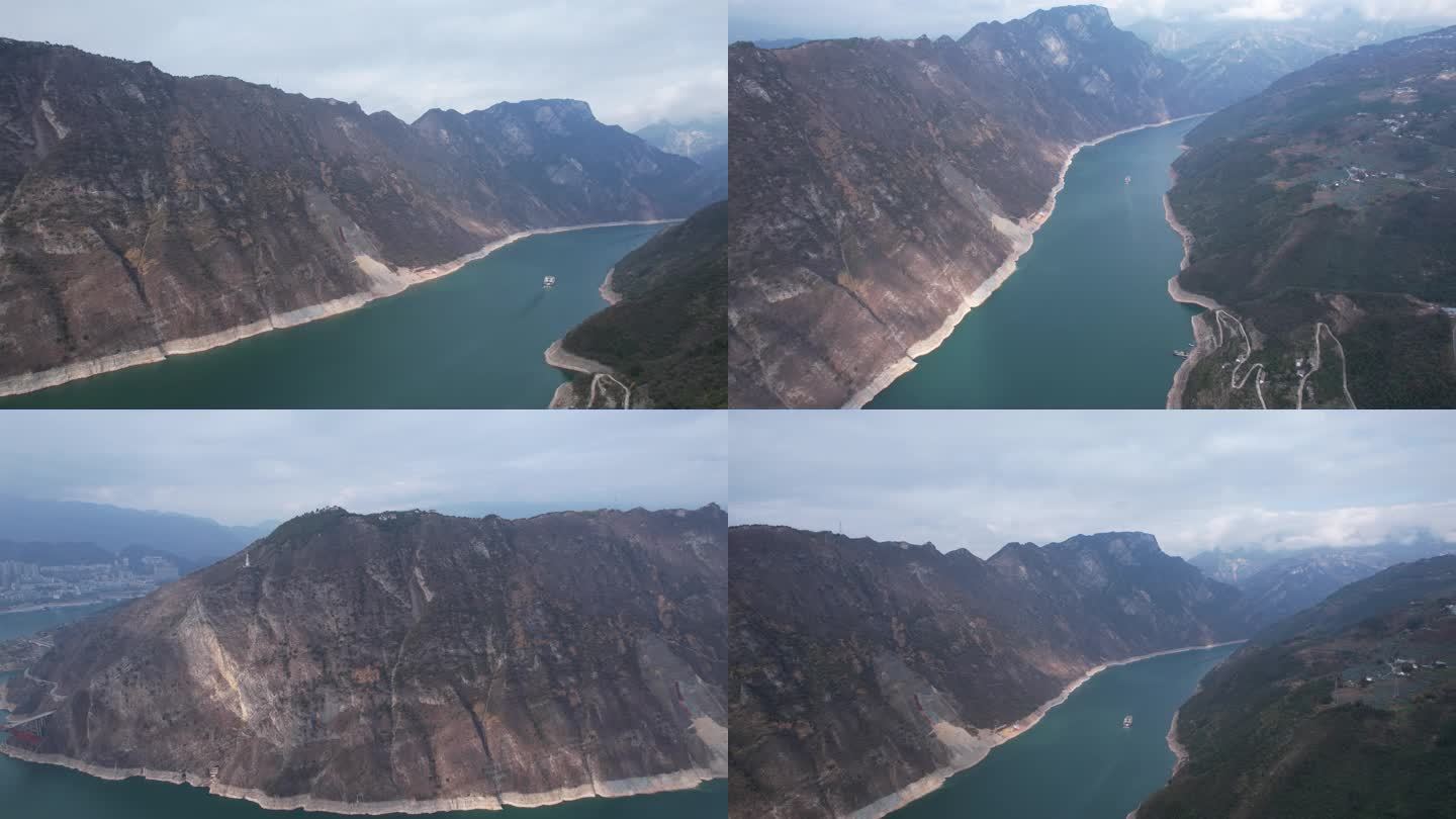 4K巫山巫峡航拍视频