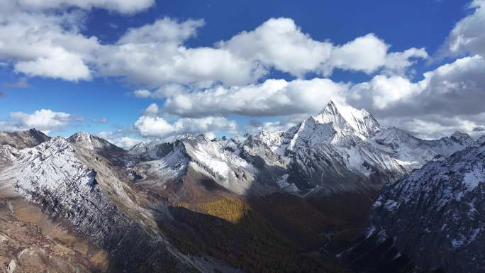 稻城亚丁雪山秋景合集