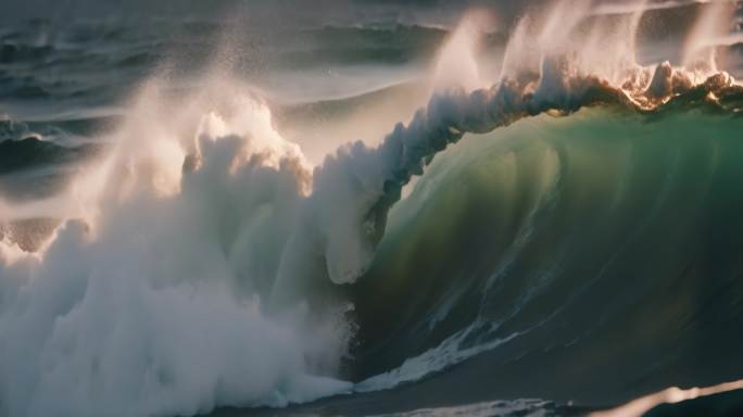 震撼海浪