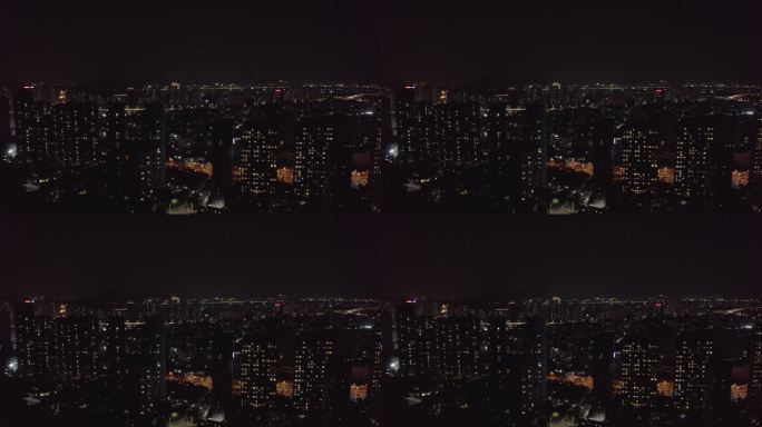厦门市集美区杏林湾商务运营中心夜景航拍