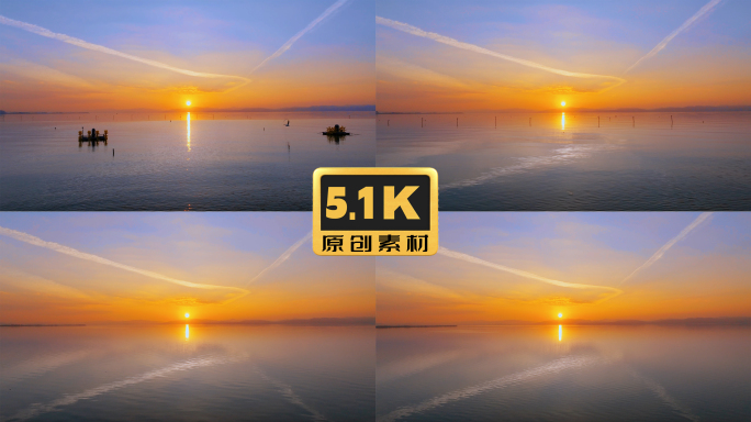 5K-昆明捞鱼河湿地公园，滇池日落