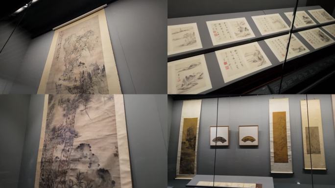 博物馆古代字画明清书画展