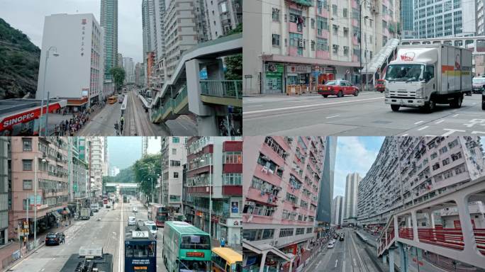 香港街景车流