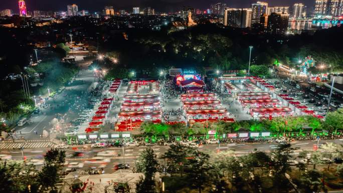 汕尾城区凤山妈祖广场集市