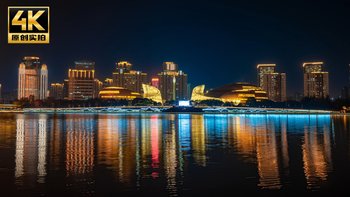 郑州CBD大玉米夜景延时