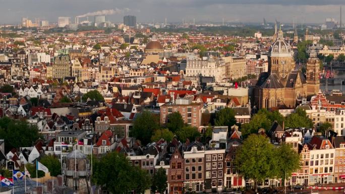 荷兰阿姆斯特丹国外外国视频素材城区城建