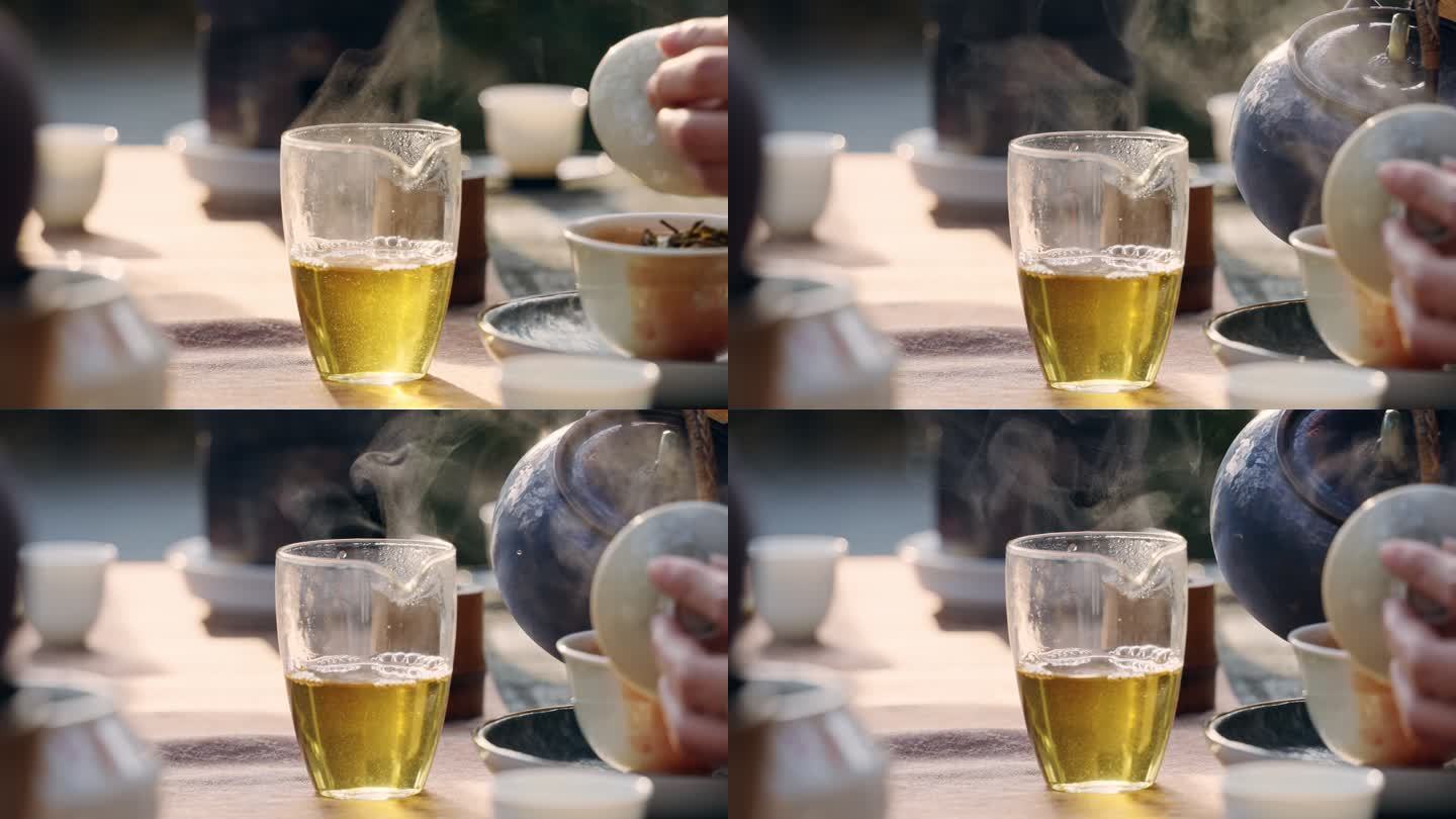 冲泡茶叶沏茶