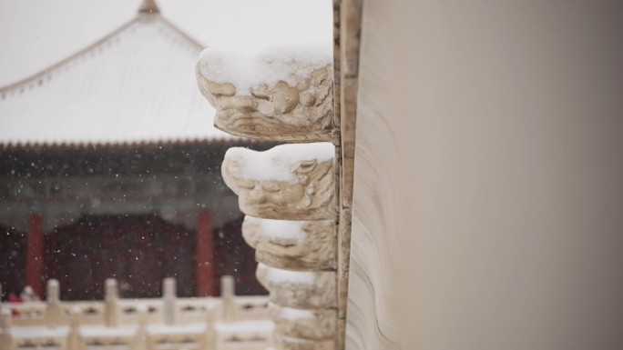 故宫雪景实拍