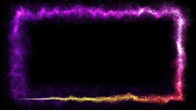 粒子爆炸4k。环路alpha通道。