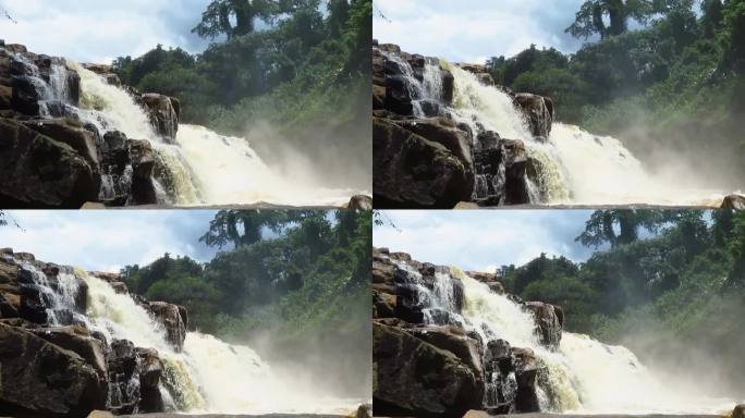 刚果共和国的卢弗拉卡里瀑布