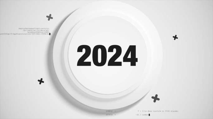 2024文本动画与鼠标点击- 4K