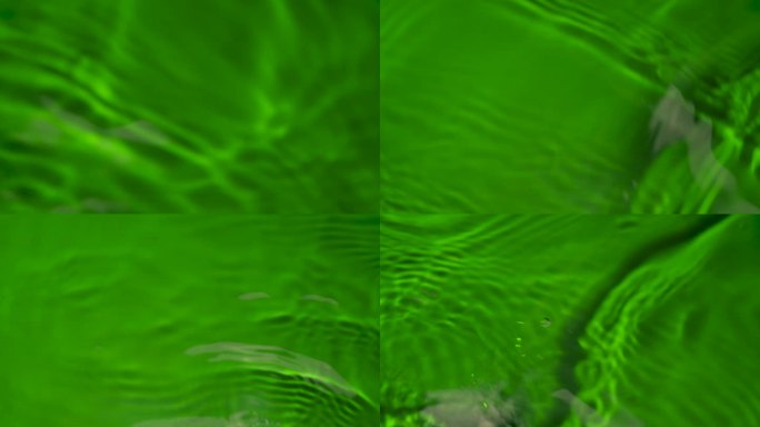 绿色水波纹绿色液体草本精华液体涟漪